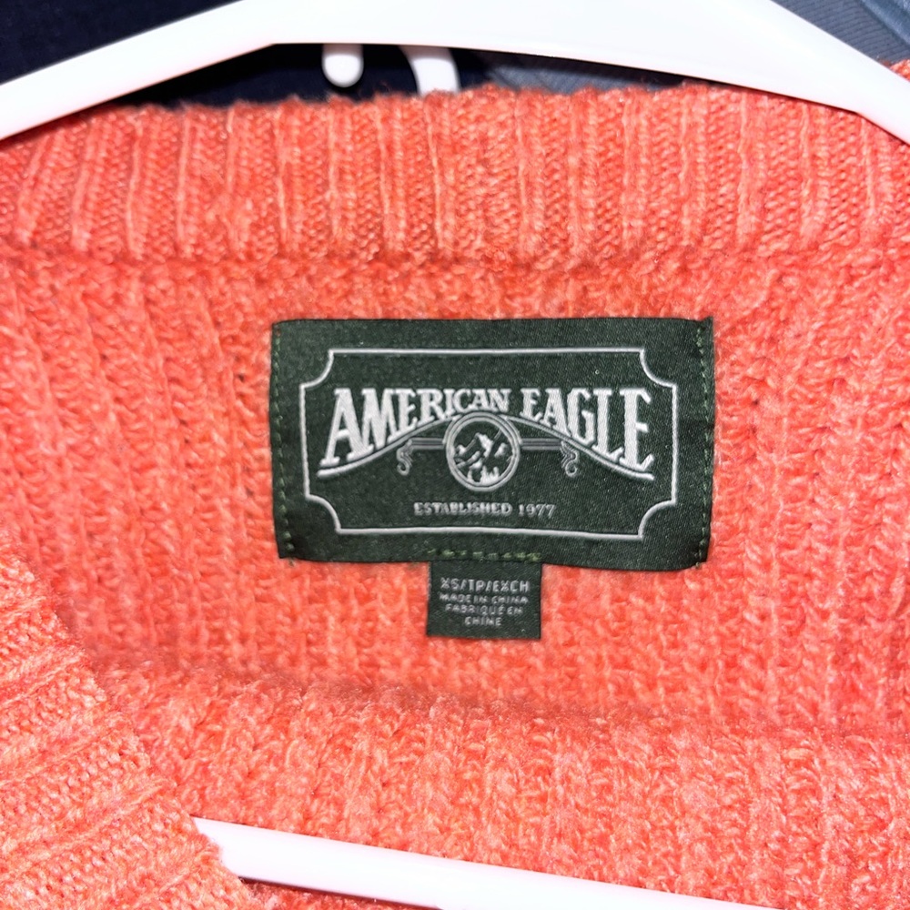 American eagle coral sweater